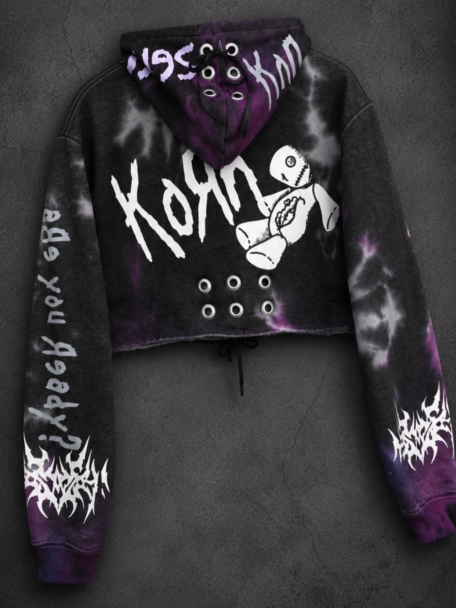 CROP TOP hoodie Korn