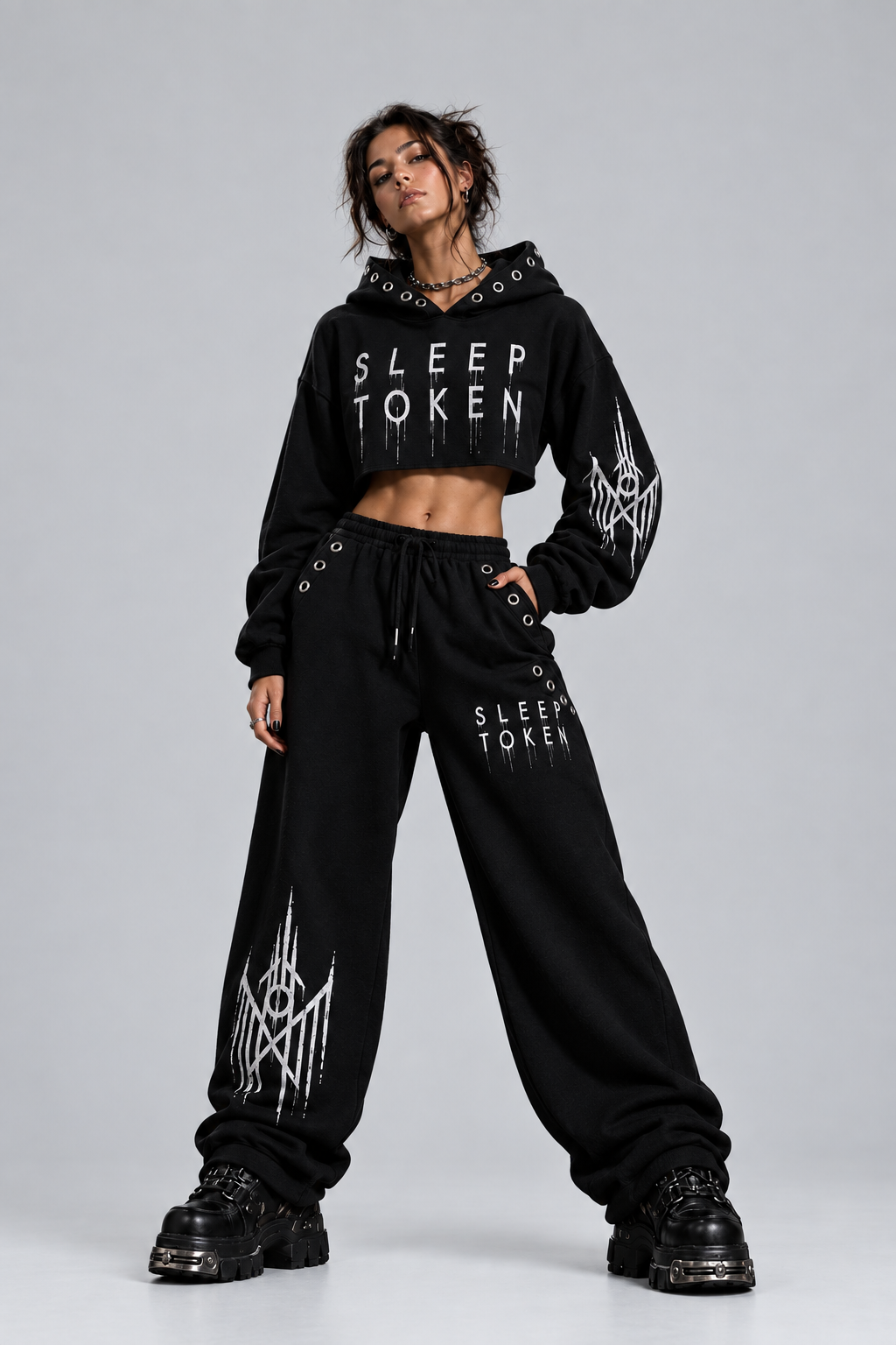 SLEEP TOKEN CROPTOP full set