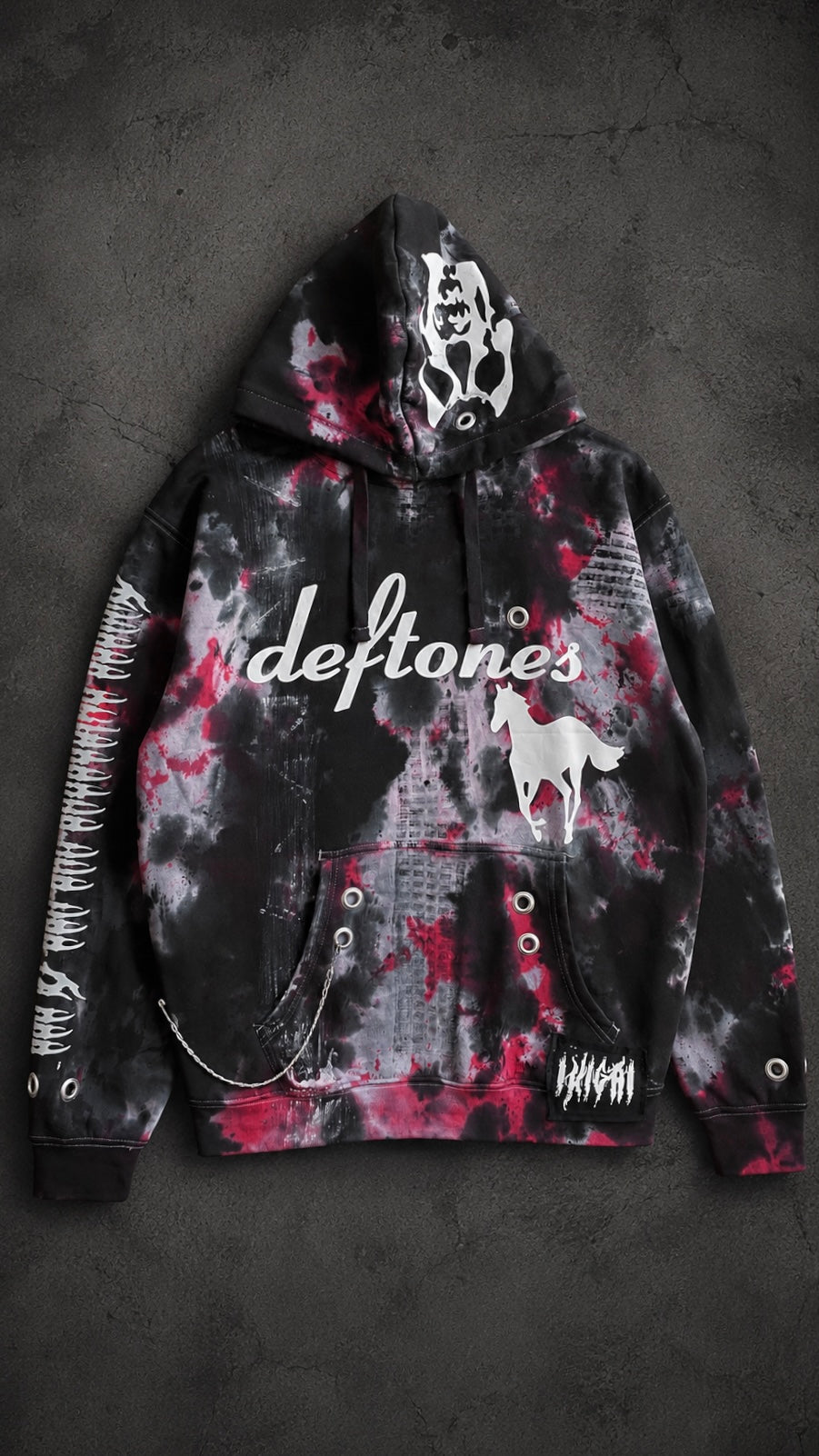 DEFTONES HOODIE ENTOMBED RED