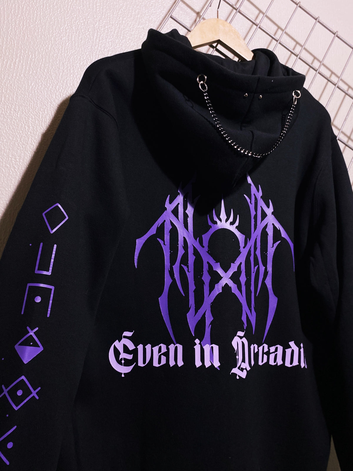 SLEEP TOKEN ZIPPER LILA HOODIE