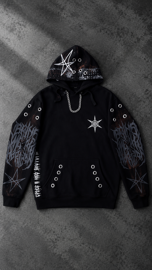 4/8 Hoodie L