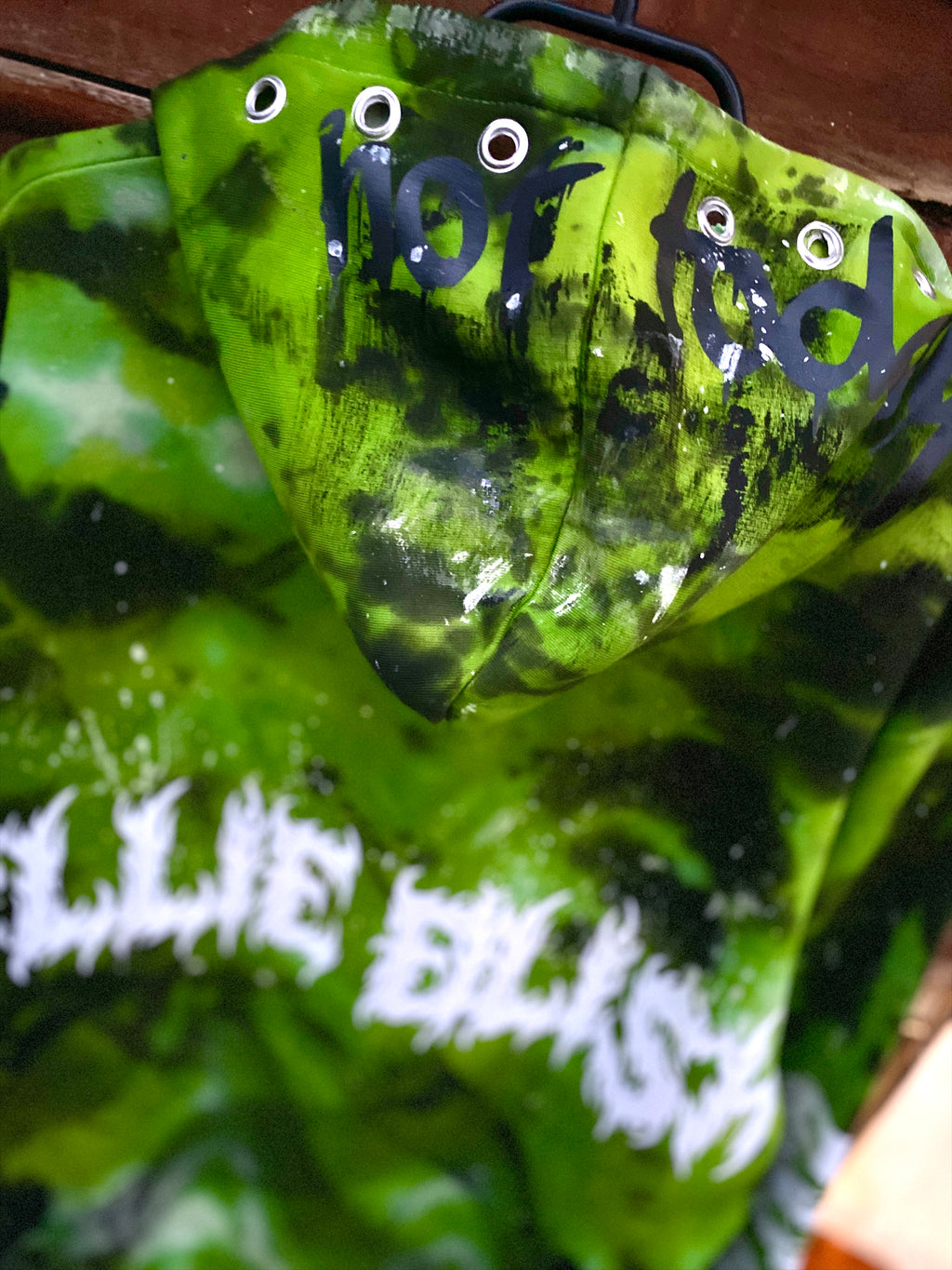 BILLIE EILISH HOODIE GREEN XL (READY TO DELIVER)