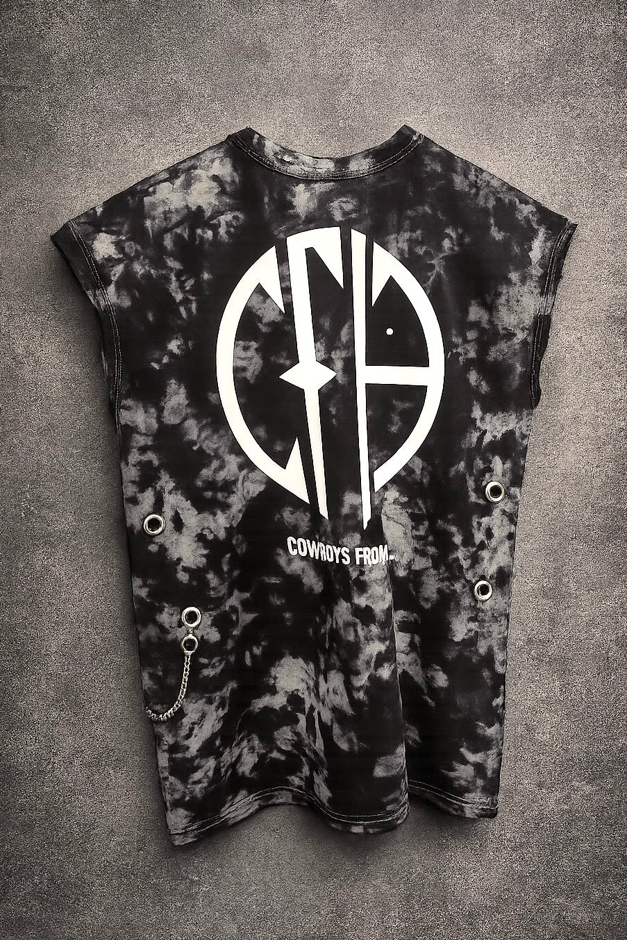 Polera tie-dye CFH - vista trasera