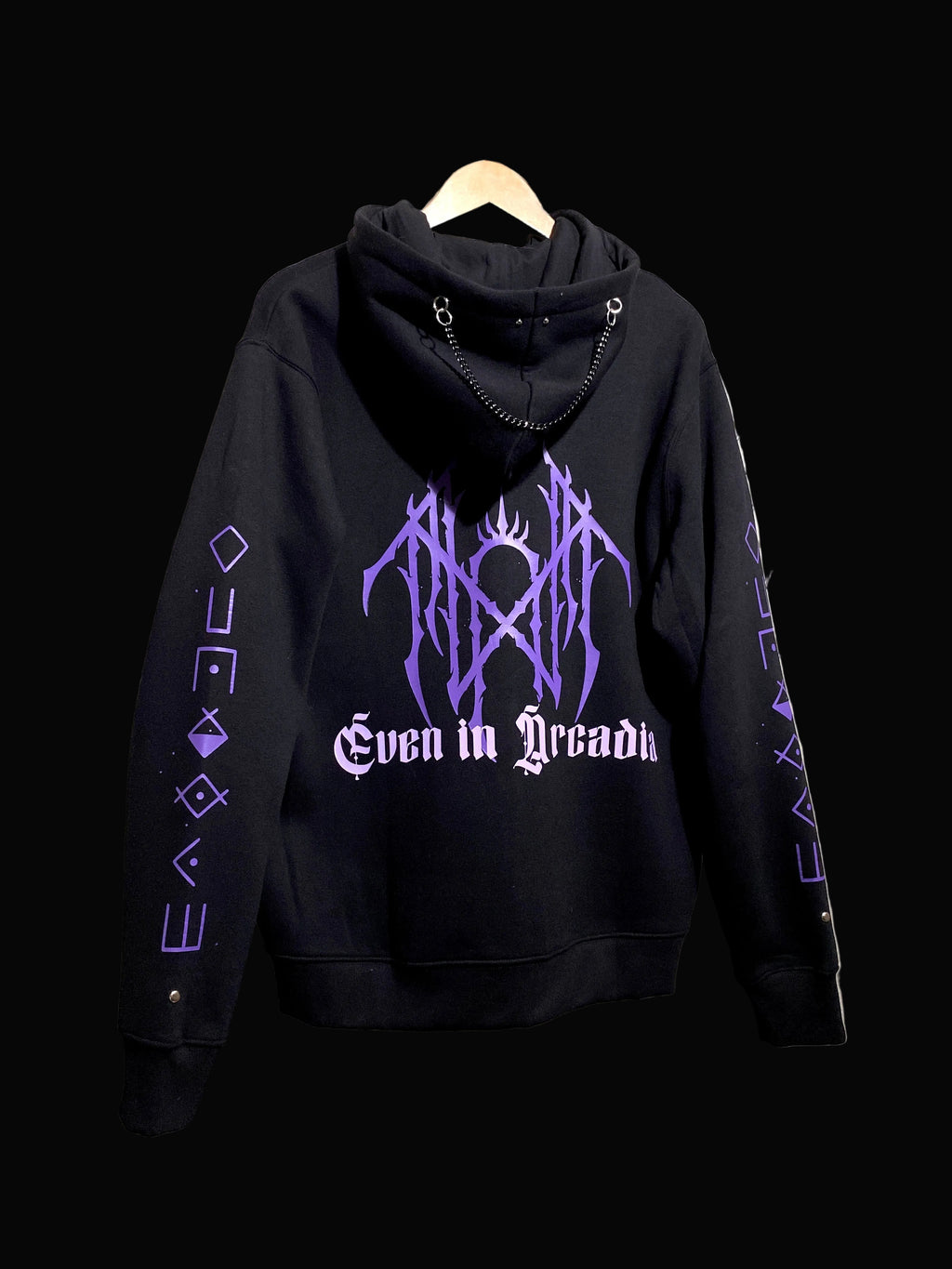 SLEEP TOKEN ZIPPER LILA HOODIE