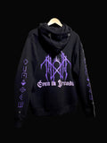 SLEEP TOKEN ZIPPER LILA HOODIE