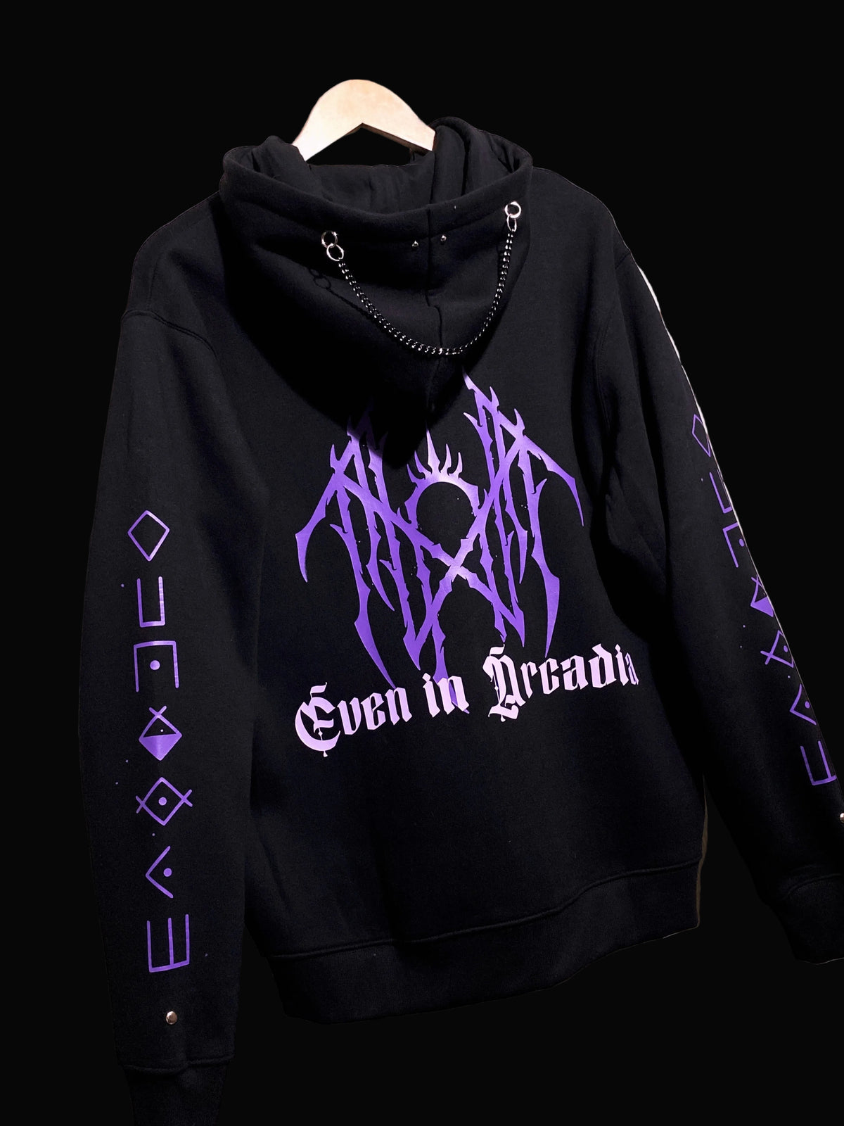 SLEEP TOKEN ZIPPER LILA HOODIE