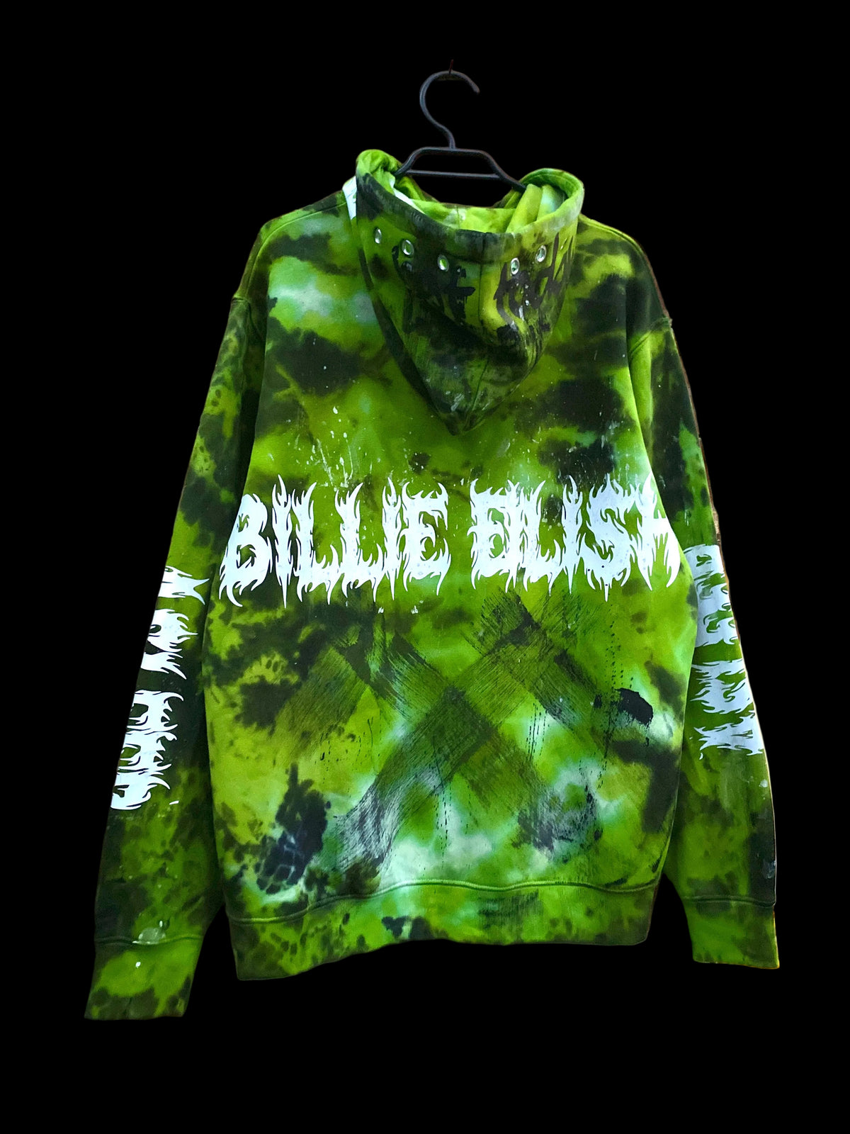 BILLIE EILISH HOODIE GREEN XL (READY TO DELIVER)