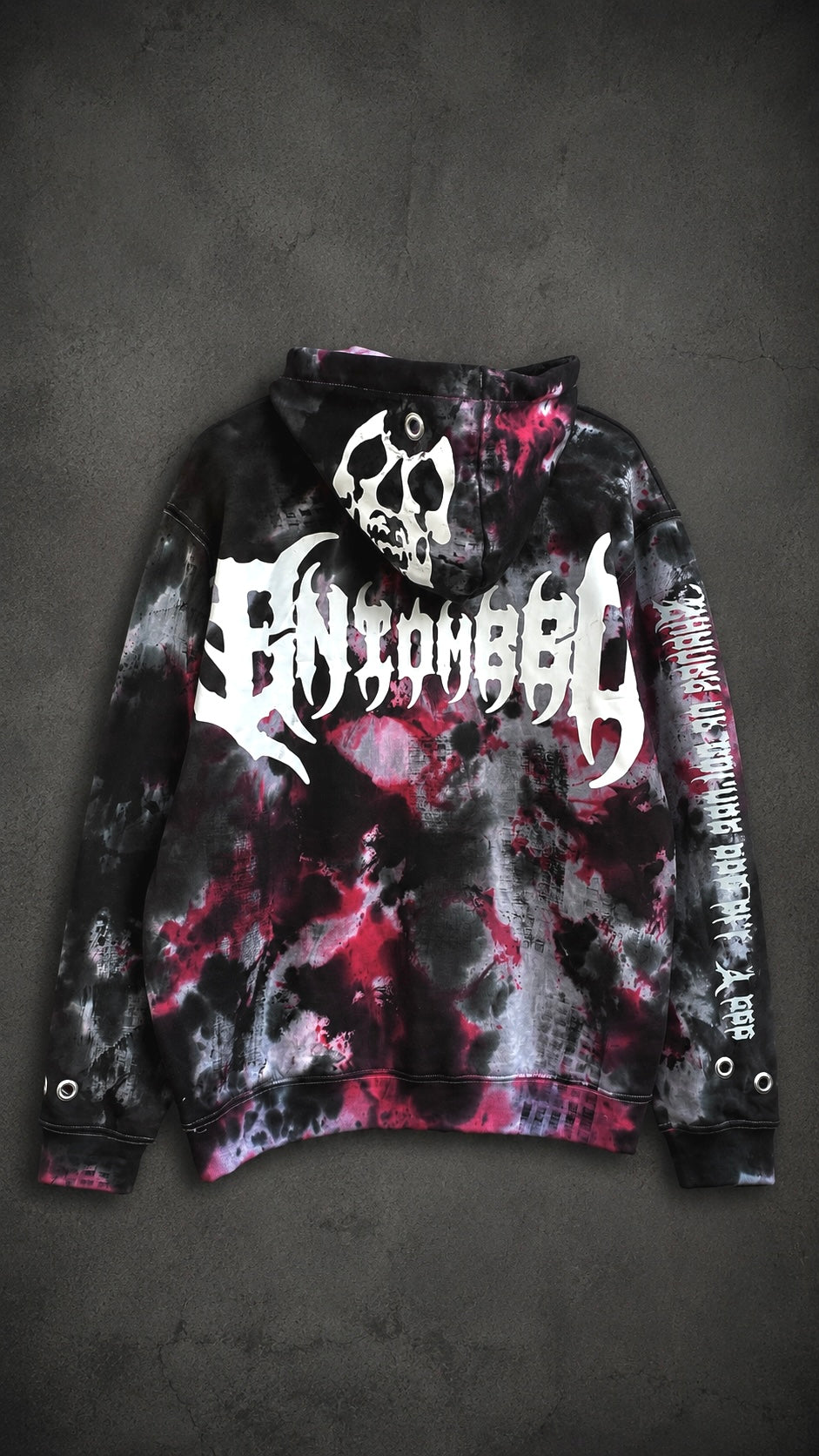 DEFTONES HOODIE ENTOMBED RED