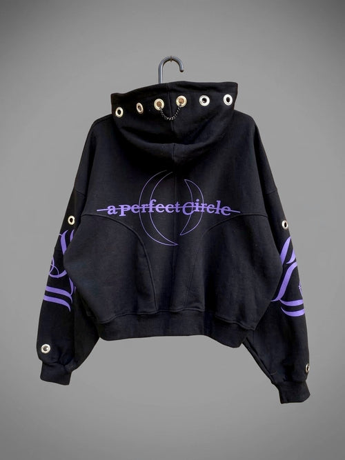 A Perfect Circle Boxy Zip-Hoodie