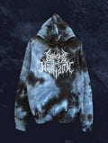 BMTH Tie-Dye Hoodie frente con lettering