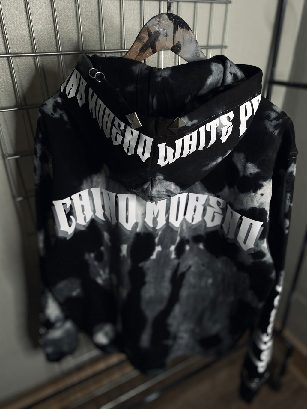 Hoodie Deftones — CHINO  MORENO GREY-BLACK