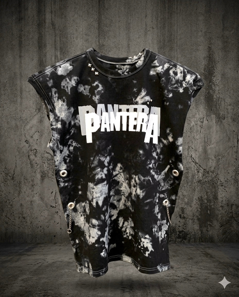 Polera tie-dye Pantera - vista frontal