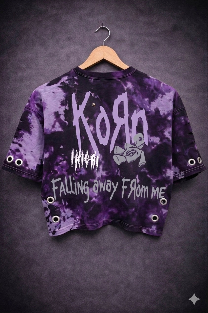 Korn Falling Away From Me Crop Top - Espalda