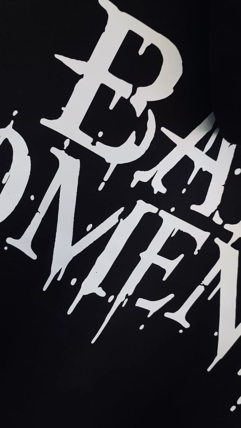 BAD OMENS BLACK HOODIE